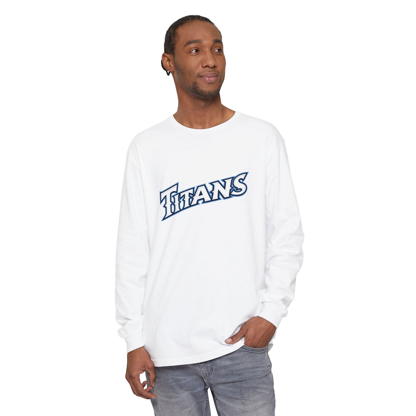 Titans Softball Unisex Garment-dyed Long Sleeve T-Shirt