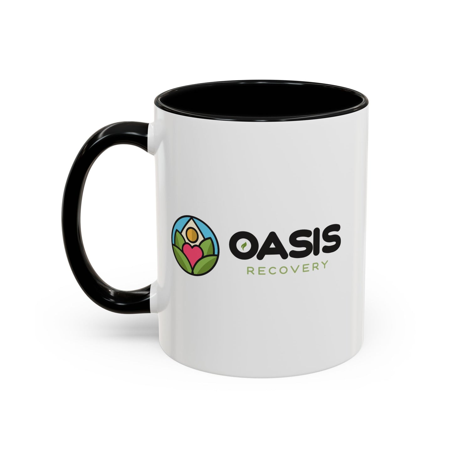 Oasis Recovery Center Accent Coffee Mug (11, 15oz)