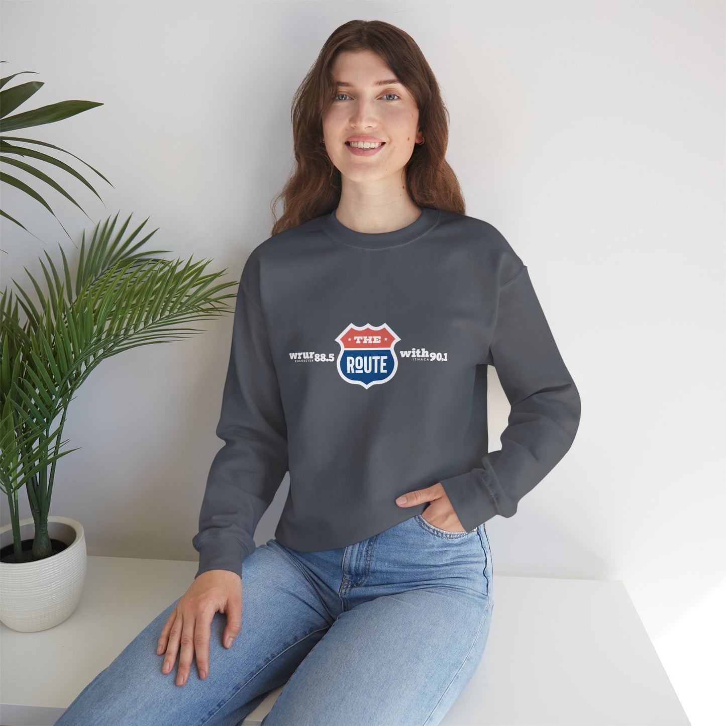 The Route Unisex Blend™ Crewneck Sweatshirt