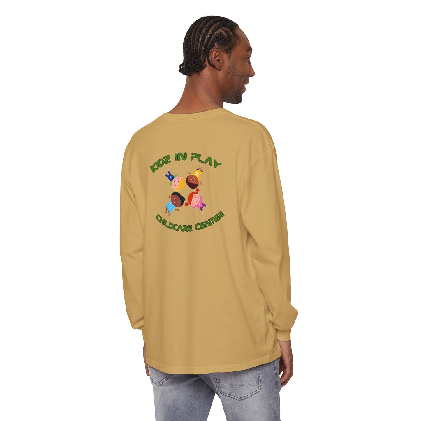 KIP Unisex Garment-dyed Long Sleeve T-Shirt