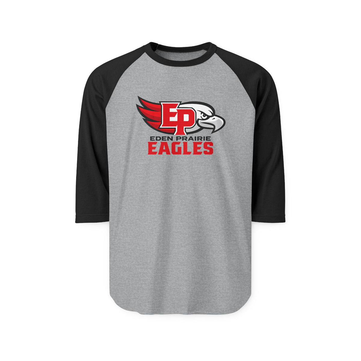 Eden Prairie Baseball Unisex Three-Quarter Sleeve Raglan Shirt