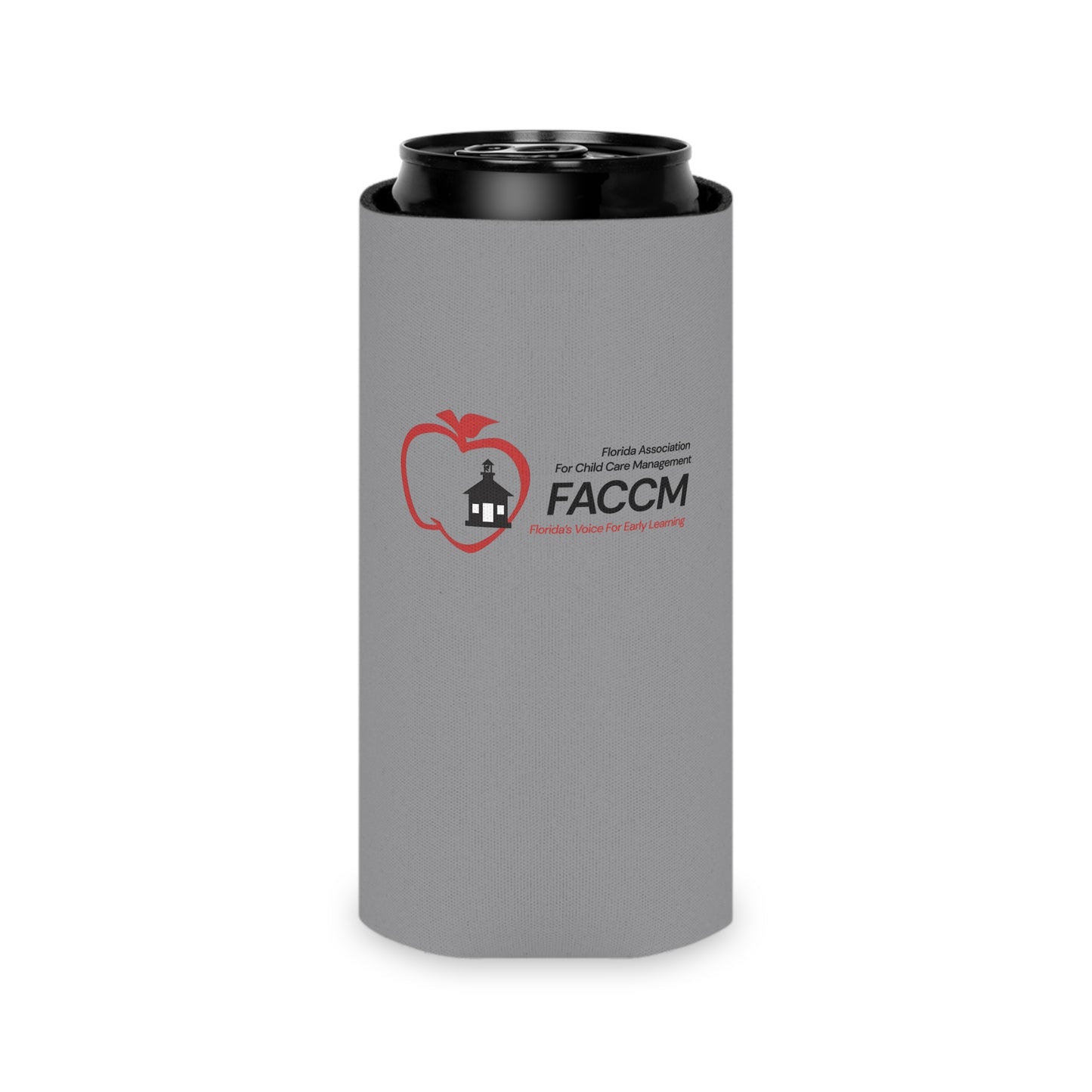 FACCM Can Cooler Gray