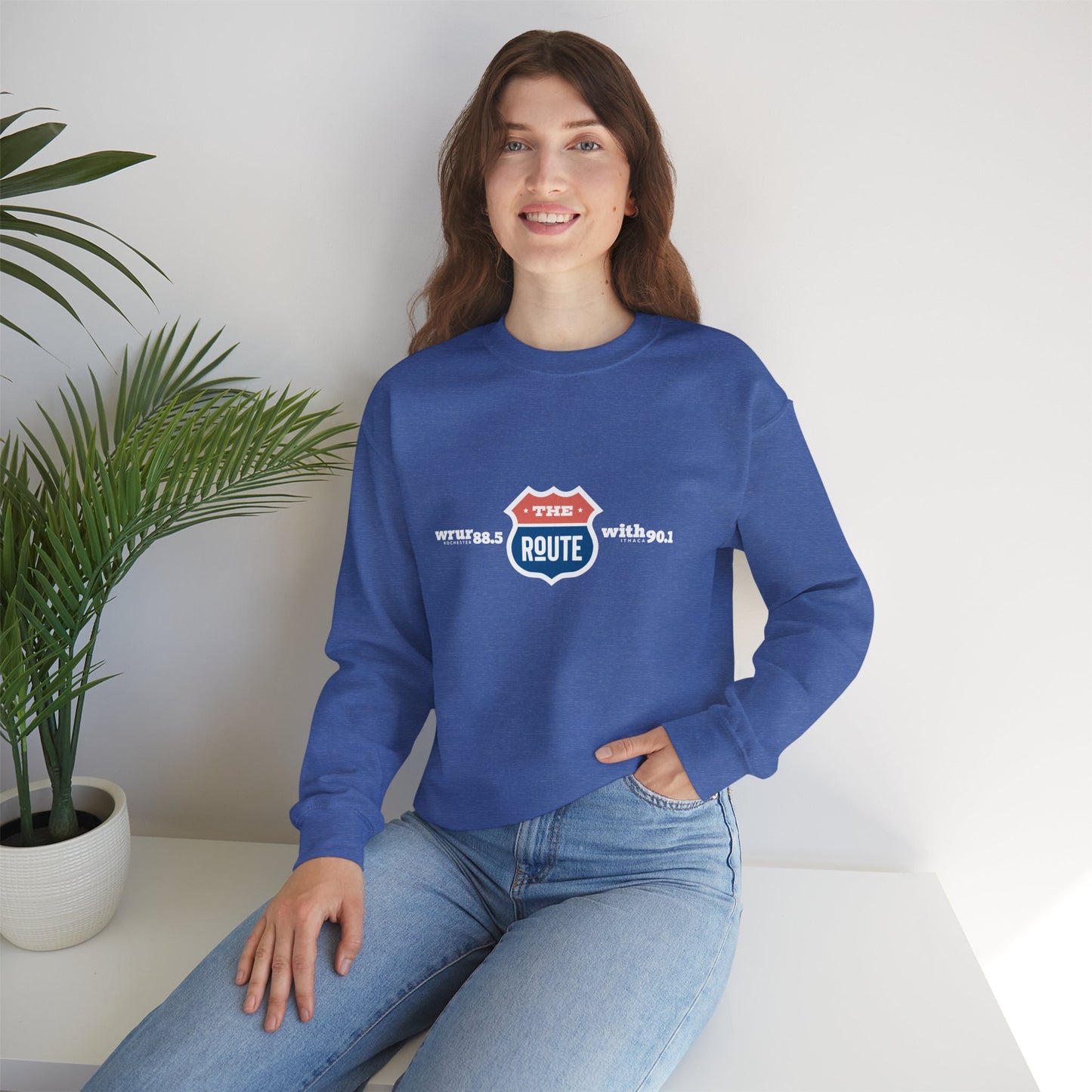 The Route Unisex Blend™ Crewneck Sweatshirt