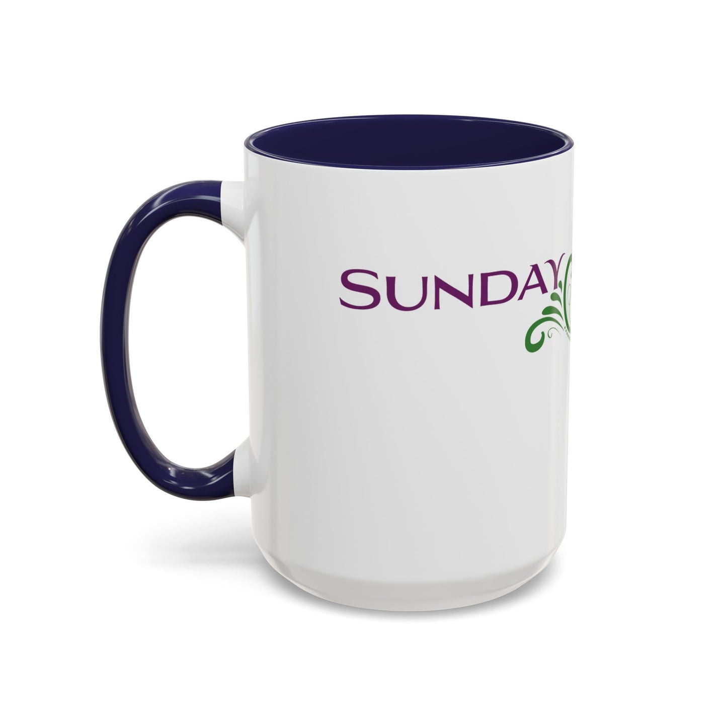 Sunday Baroque Accent Coffee Mug (11, 15oz)