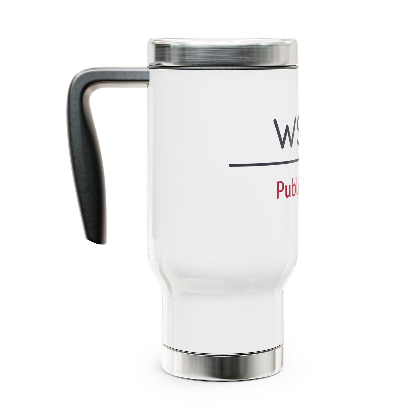 WSHU Stainless Steel Travel Mug with Handle, 14oz
