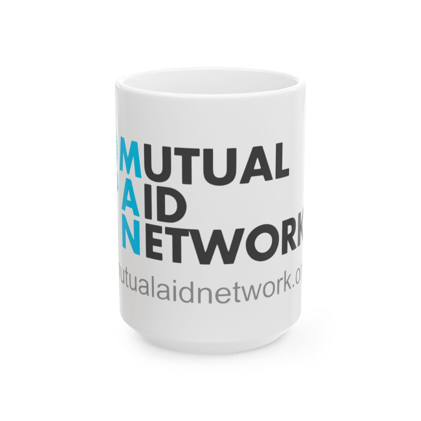 Mutual Aid Network Ceramic Mug, (11oz, 15oz)