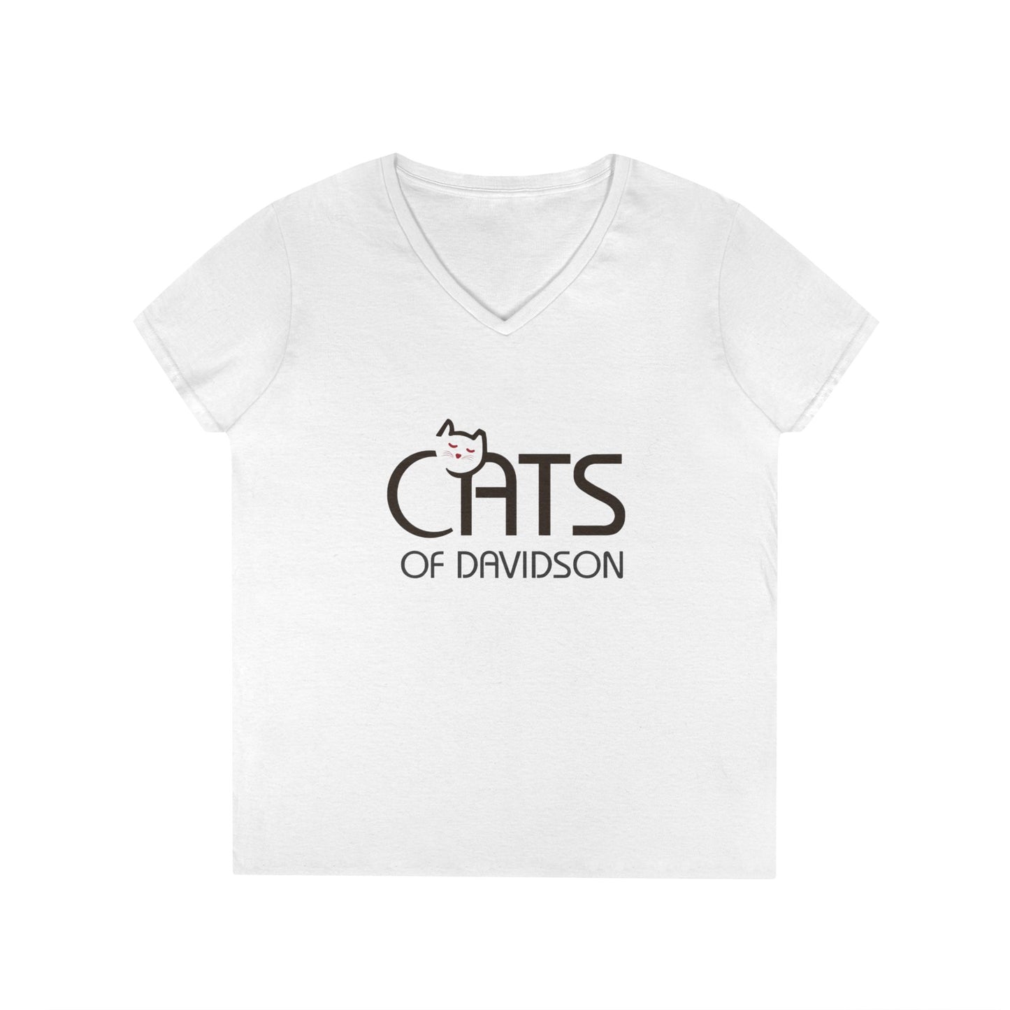 Cats of Davidson Ladies' V-Neck T-Shirt