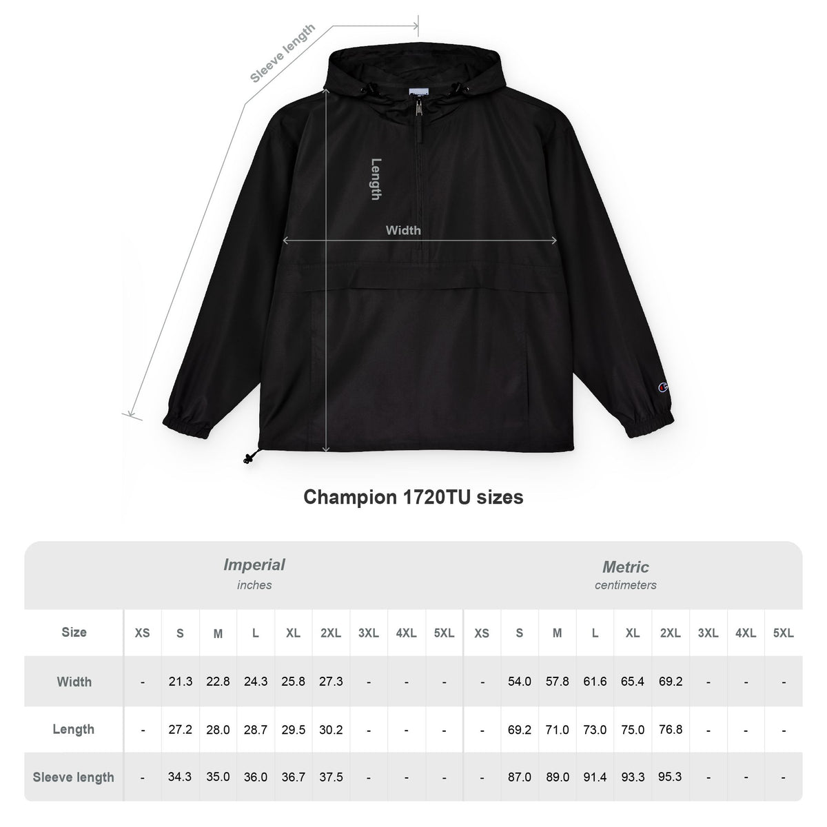 Blackbird Global Champion Unisex Packable Anorak Jacket
