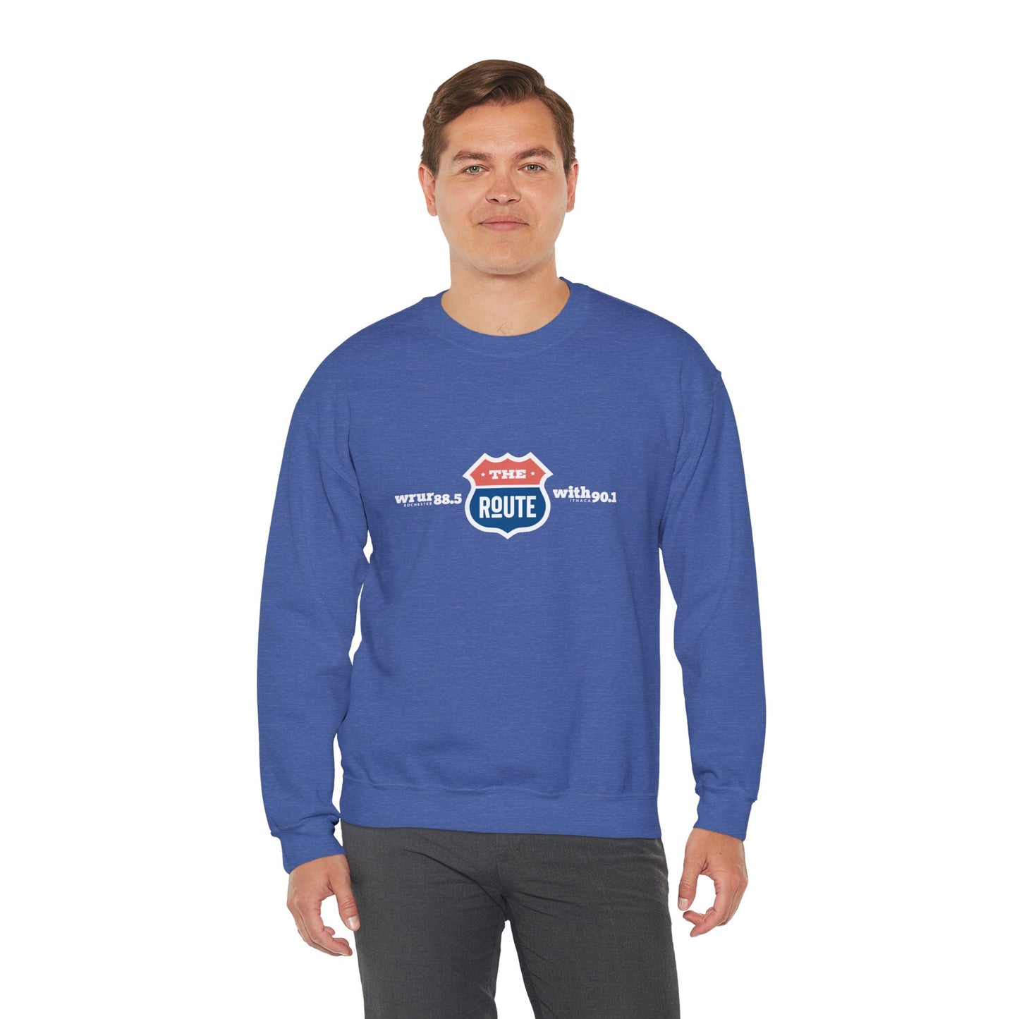 The Route Unisex Blend™ Crewneck Sweatshirt