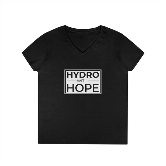 Hydro with Hope Ladies' V-Neck T-Shirt