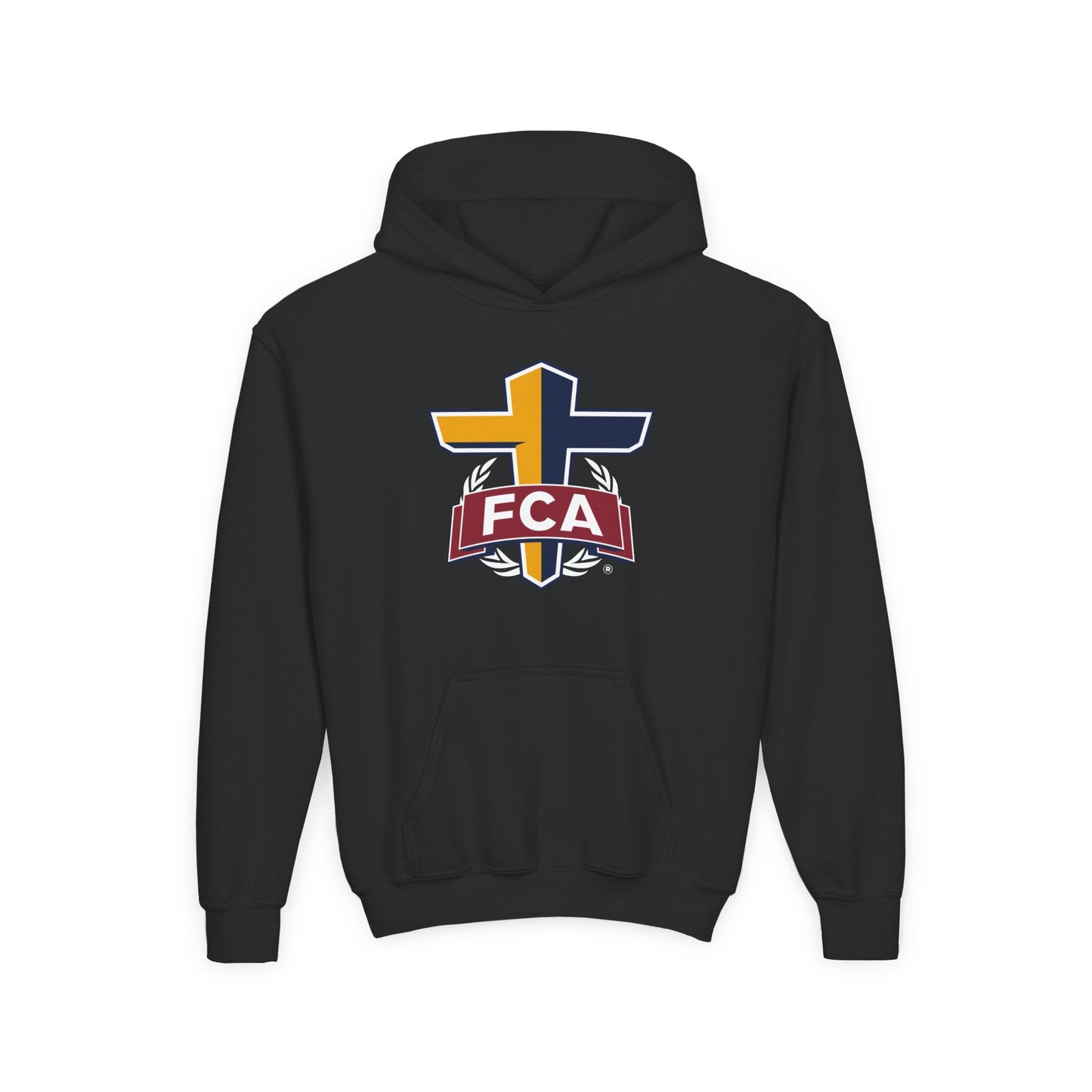 FCA Youth Heavy Blend Hooded Sweatshirt