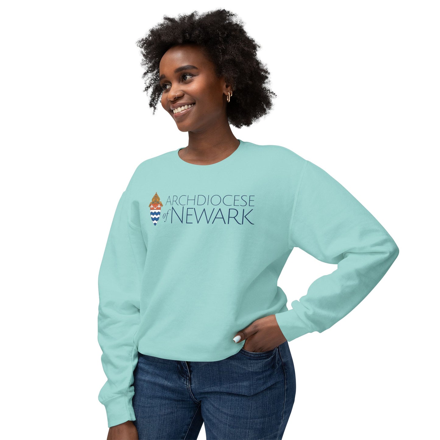 Archdiocese of Newark Unisex Lightweight Crewneck Sweatshirt