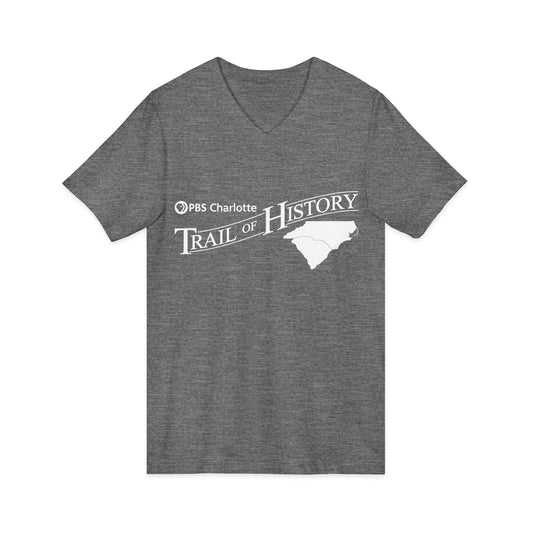 PBS Charlotte TOH Unisex Jersey Short Sleeve V-Neck Tee
