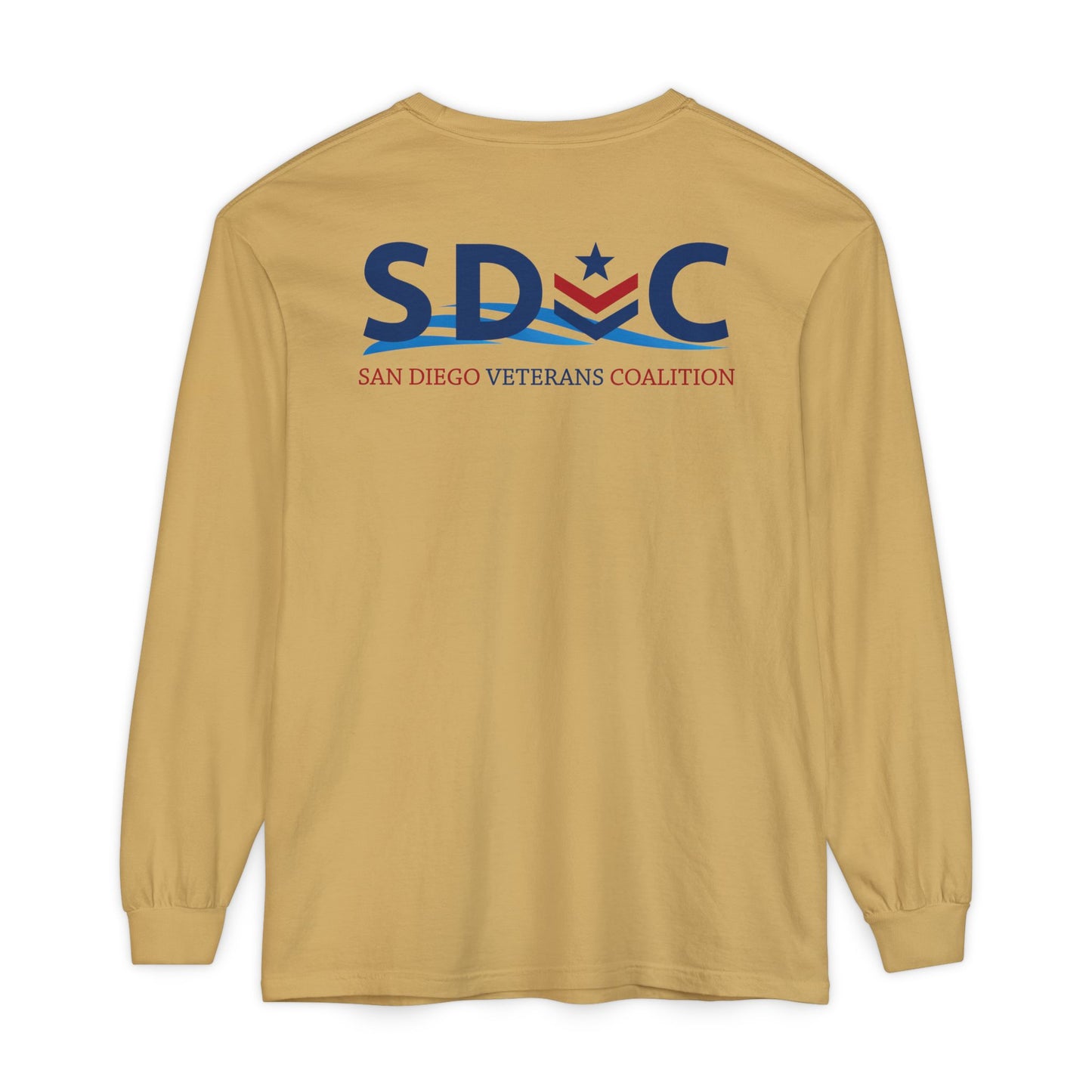 SDVC Unisex Garment-dyed Long Sleeve T-Shirt