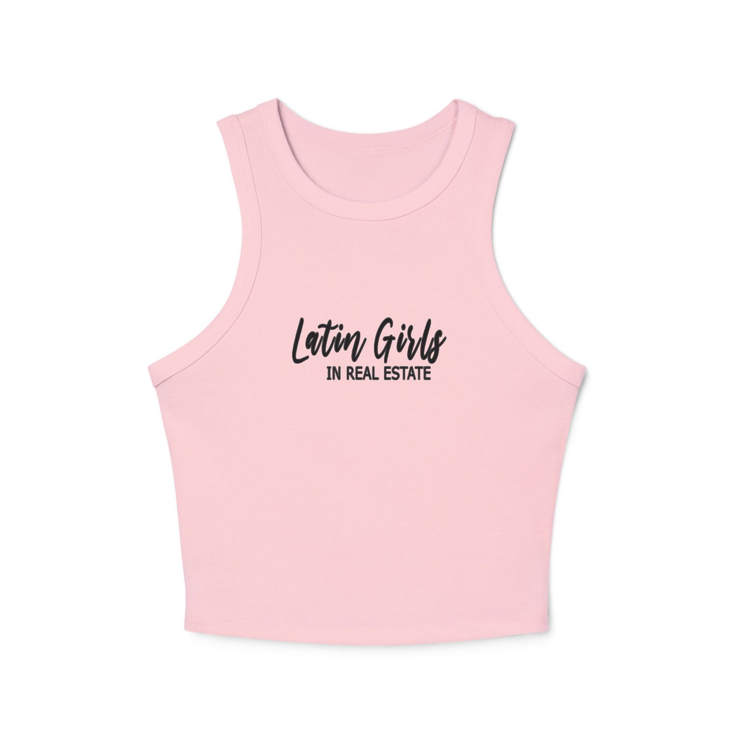 Latin Girls in Real Estate Women's Micro Rib Racer Tank Top