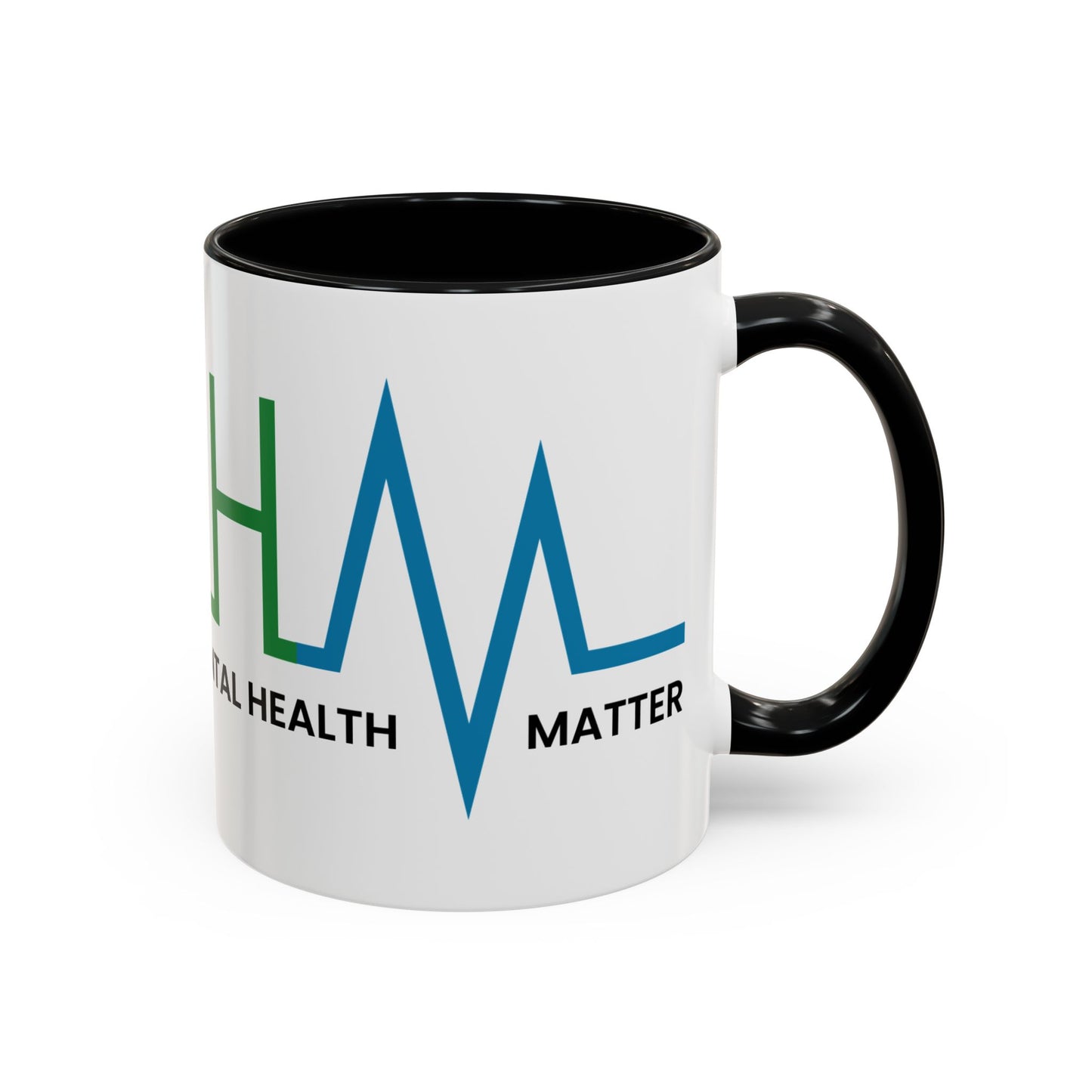 Make Mental Health Matter Accent Coffee Mug (11oz)