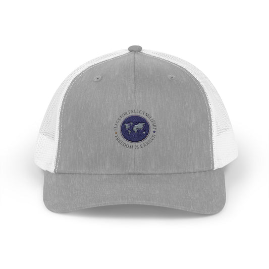 Flags for Fallen Military Snapback Trucker Cap