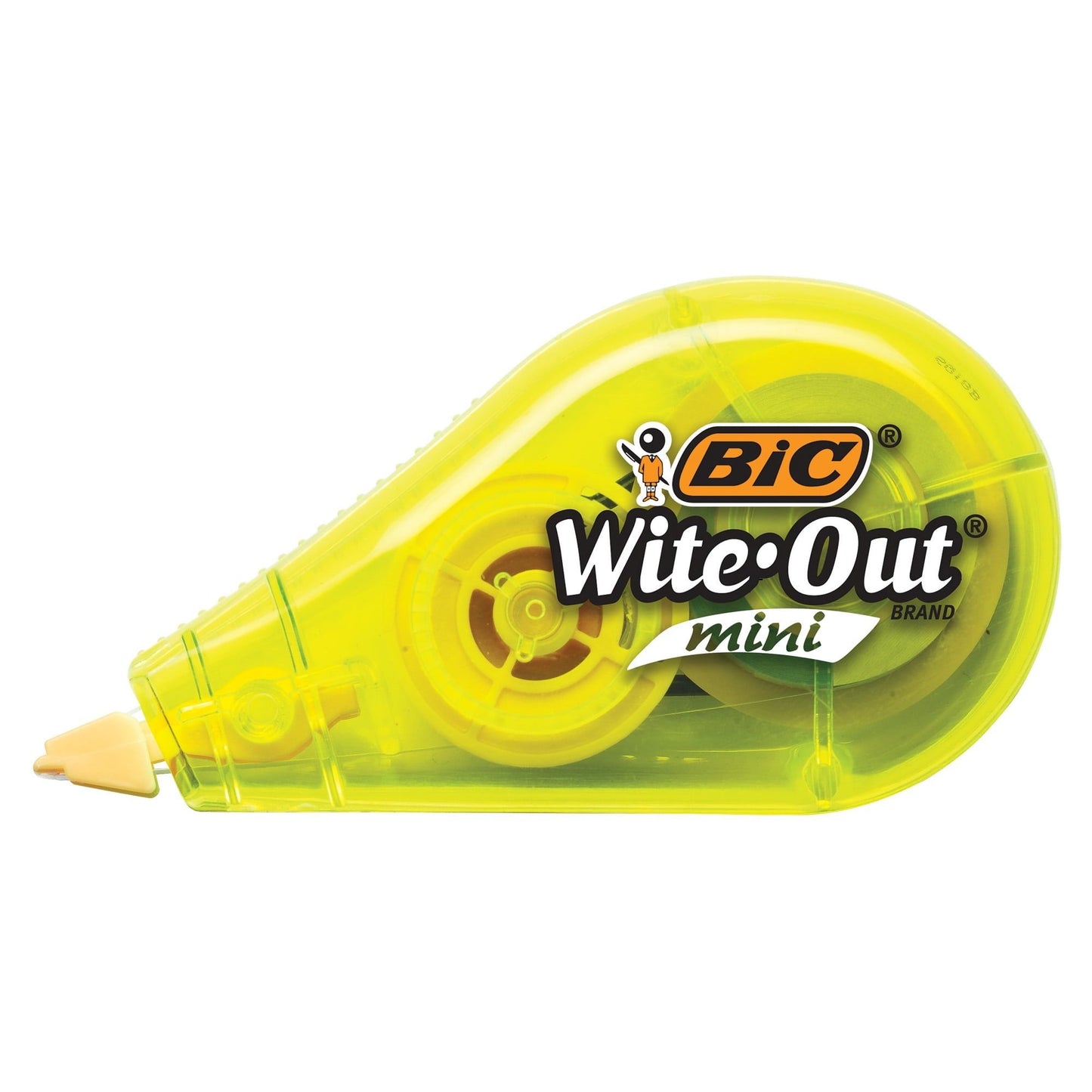 BIC Wite-Out Brand Mini White Correction Tape, 12-Pack for School Supplies