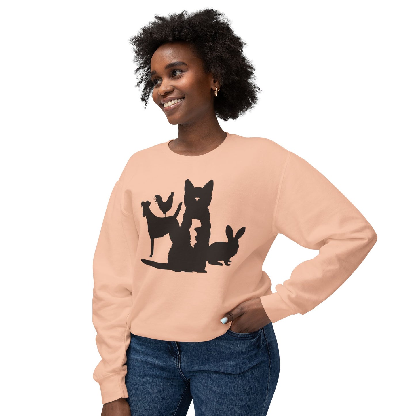 Lake Lowell Animal Rescue Unisex Lightweight Crewneck Sweatshirt