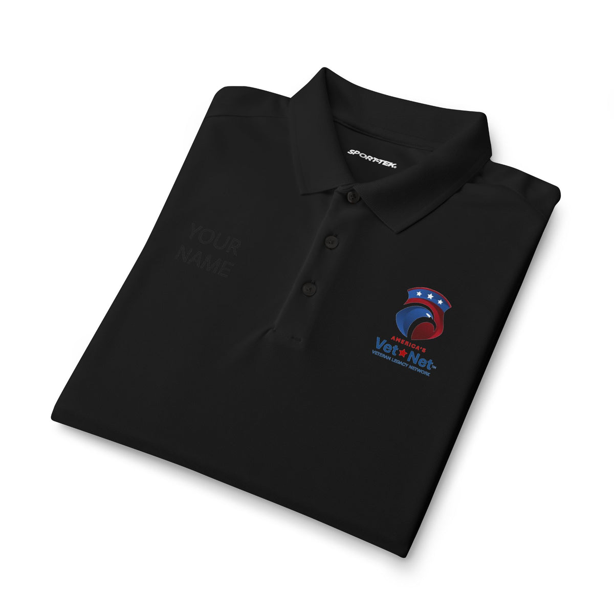 Veteran Legacy Sport-Tek® Men's UV Micropique Polo