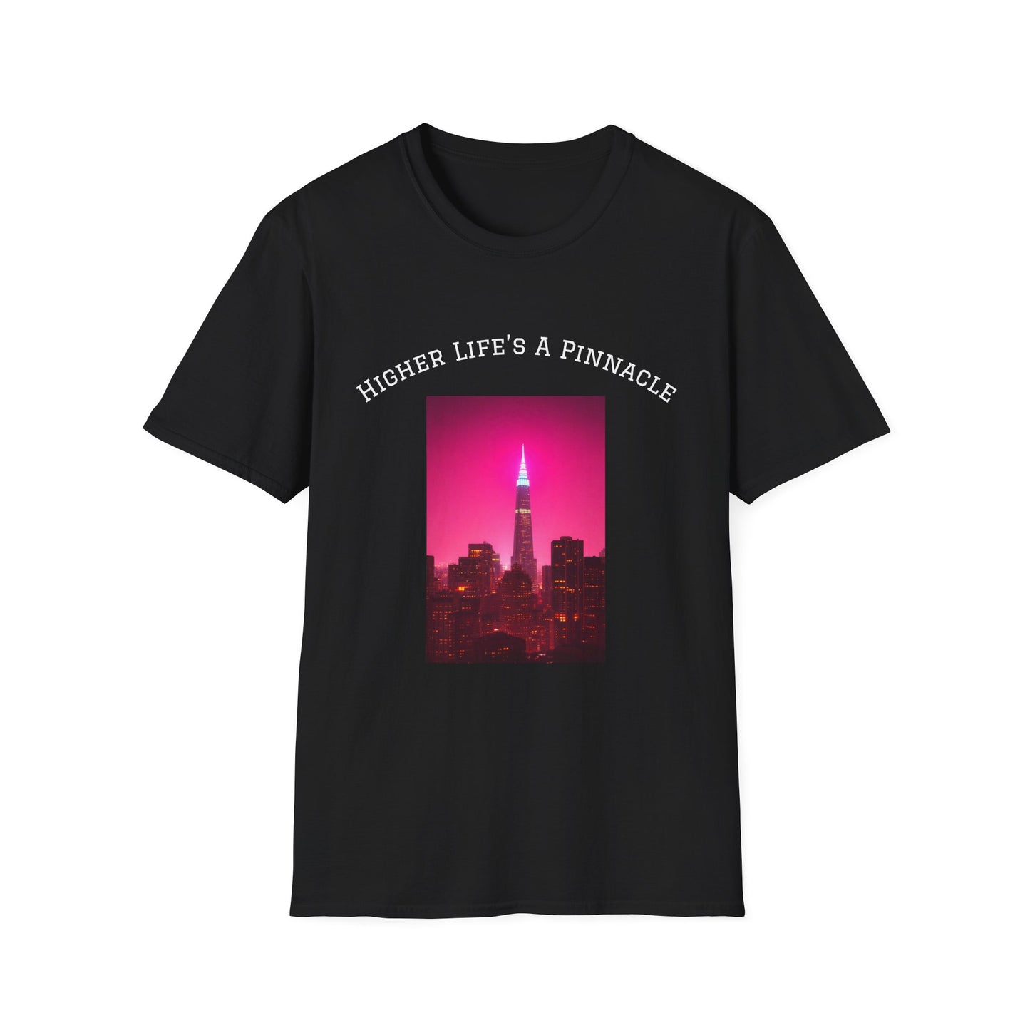 MAC-G - Higher Life's A Pinnacle Unisex Softstyle T-Shirt
