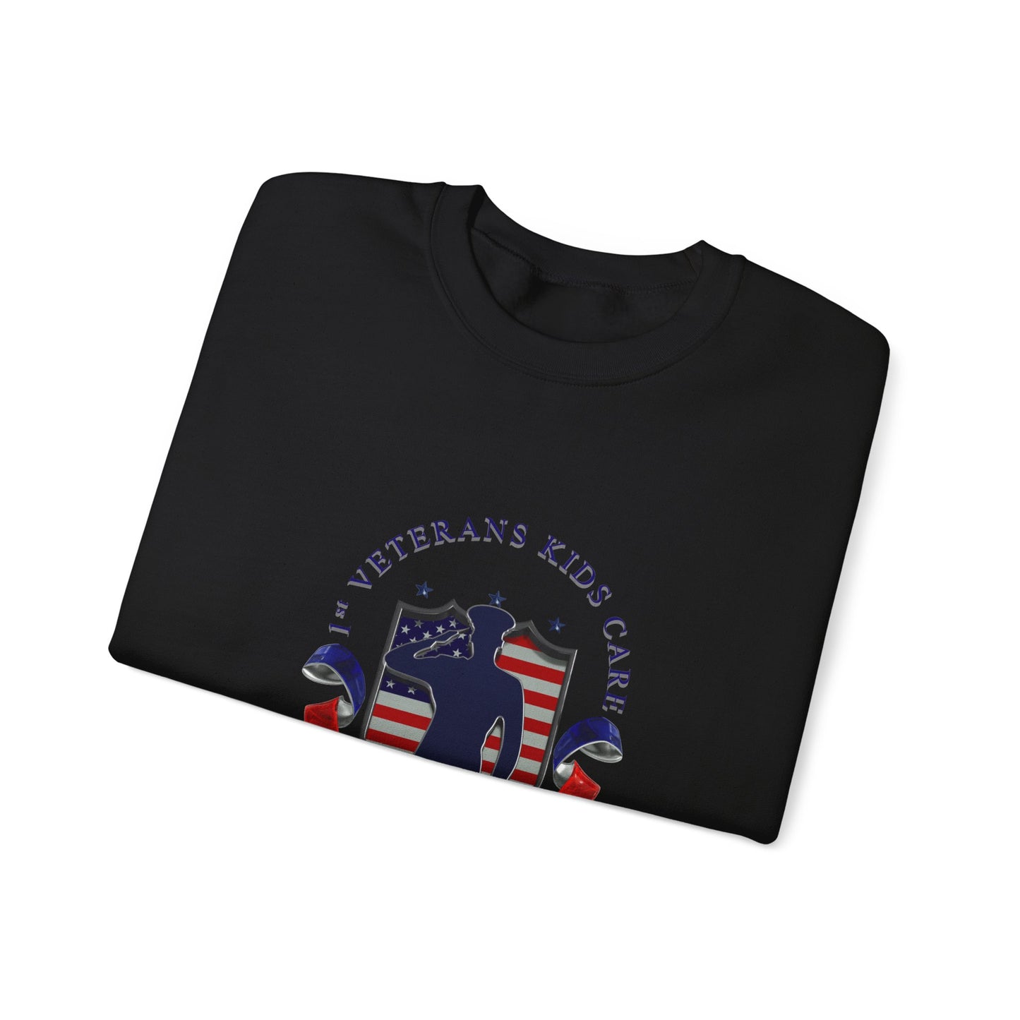 1st Veterans Kids Care Unisex Heavy Blend™ Crewneck Sweatshirt