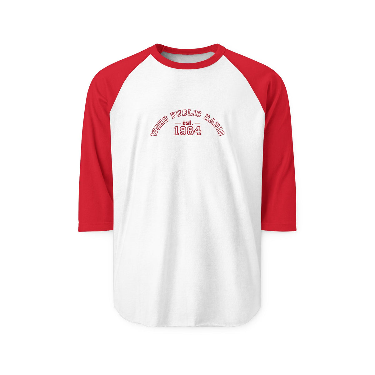 WSHU Unisex Three-Quarter Sleeve Raglan Shirt