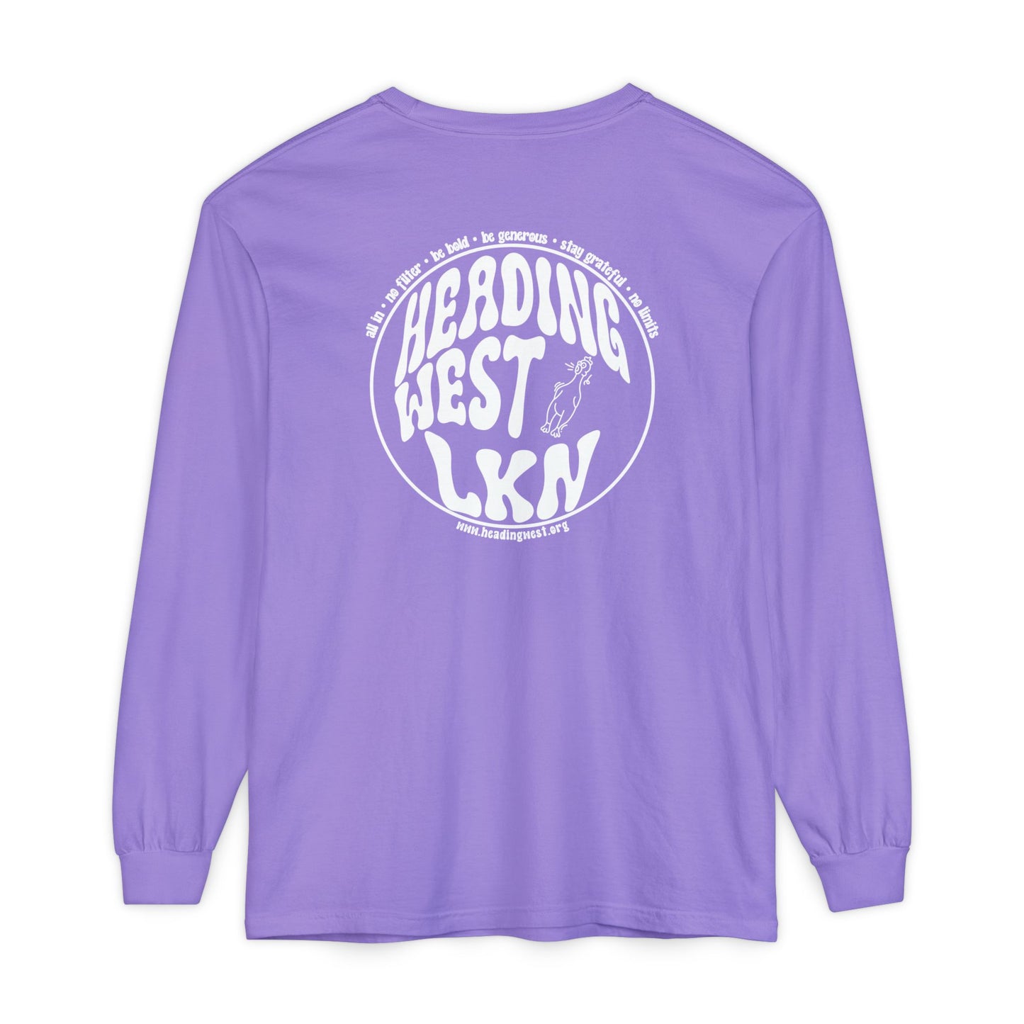 Westie Merch Unisex Garment-dyed Long Sleeve T-Shirt