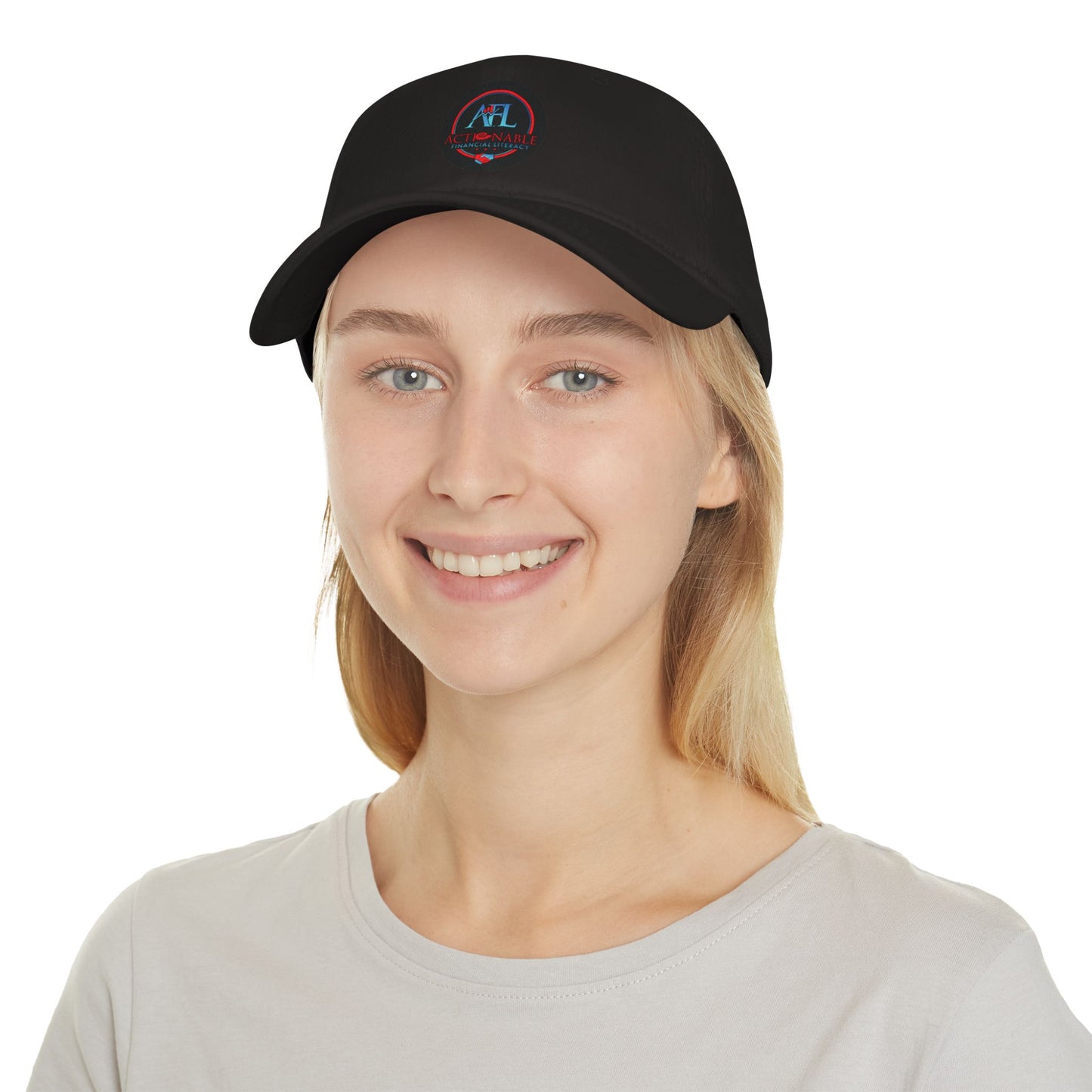 Actionable Financial Literacy Center Low Profile Baseball Cap