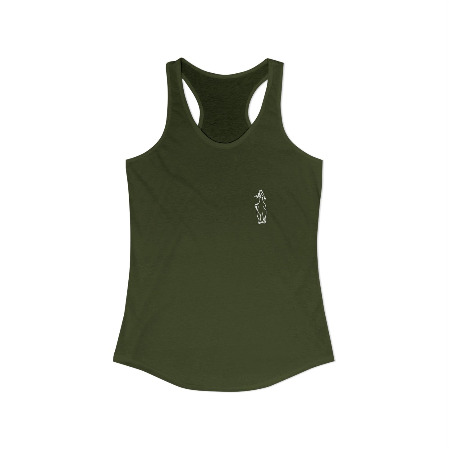 Westie Merch Women's Ideal Racerback Tank