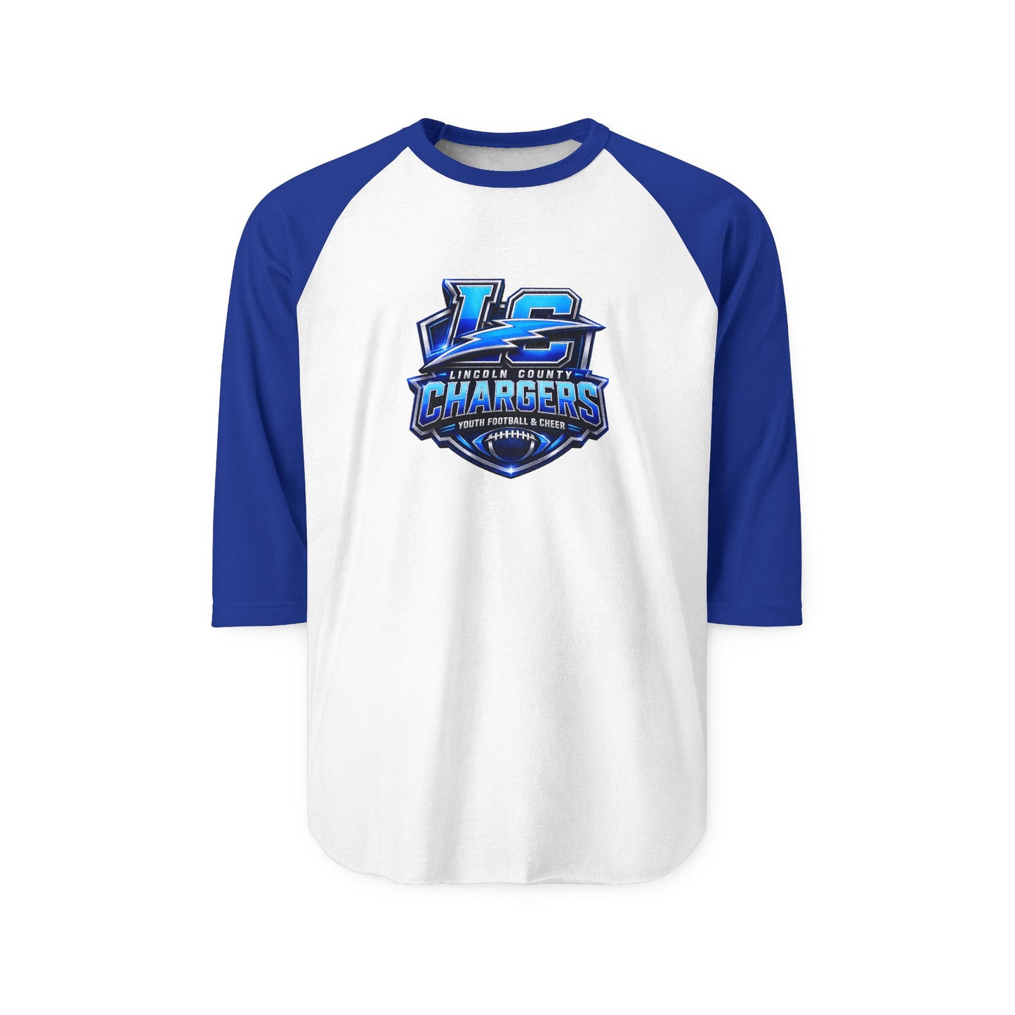 LC Chargers Unisex Three-Quarter Sleeve Raglan Shirt
