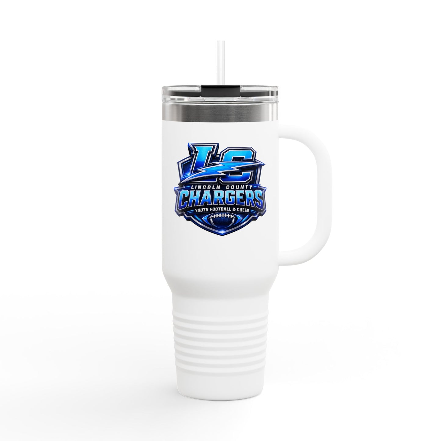 LC Chargers Insulated Travel Mug, 40oz