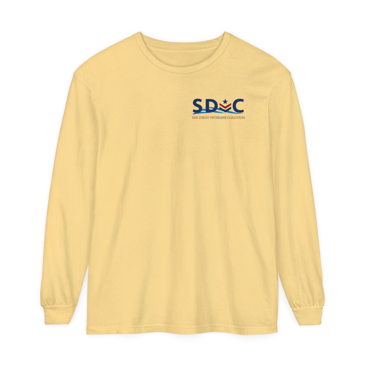 SDVC Unisex Garment-dyed Long Sleeve T-Shirt