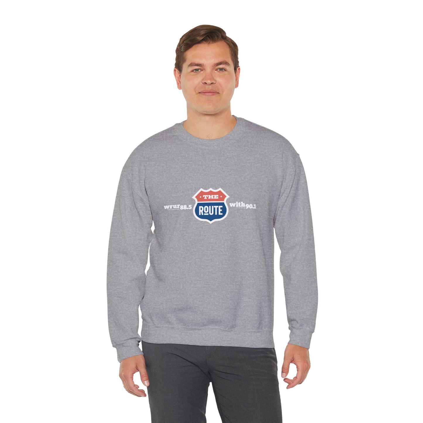 The Route Unisex Blend™ Crewneck Sweatshirt