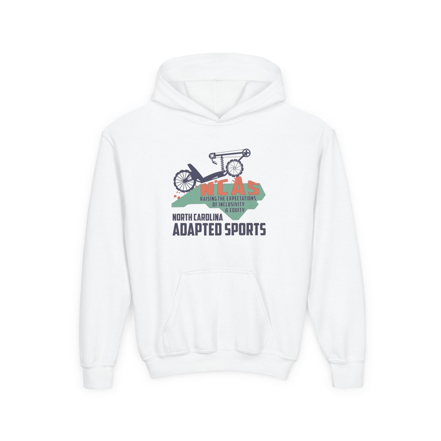 NC Adapted Sports Youth Heavy Blend Hooded Sweatshirt