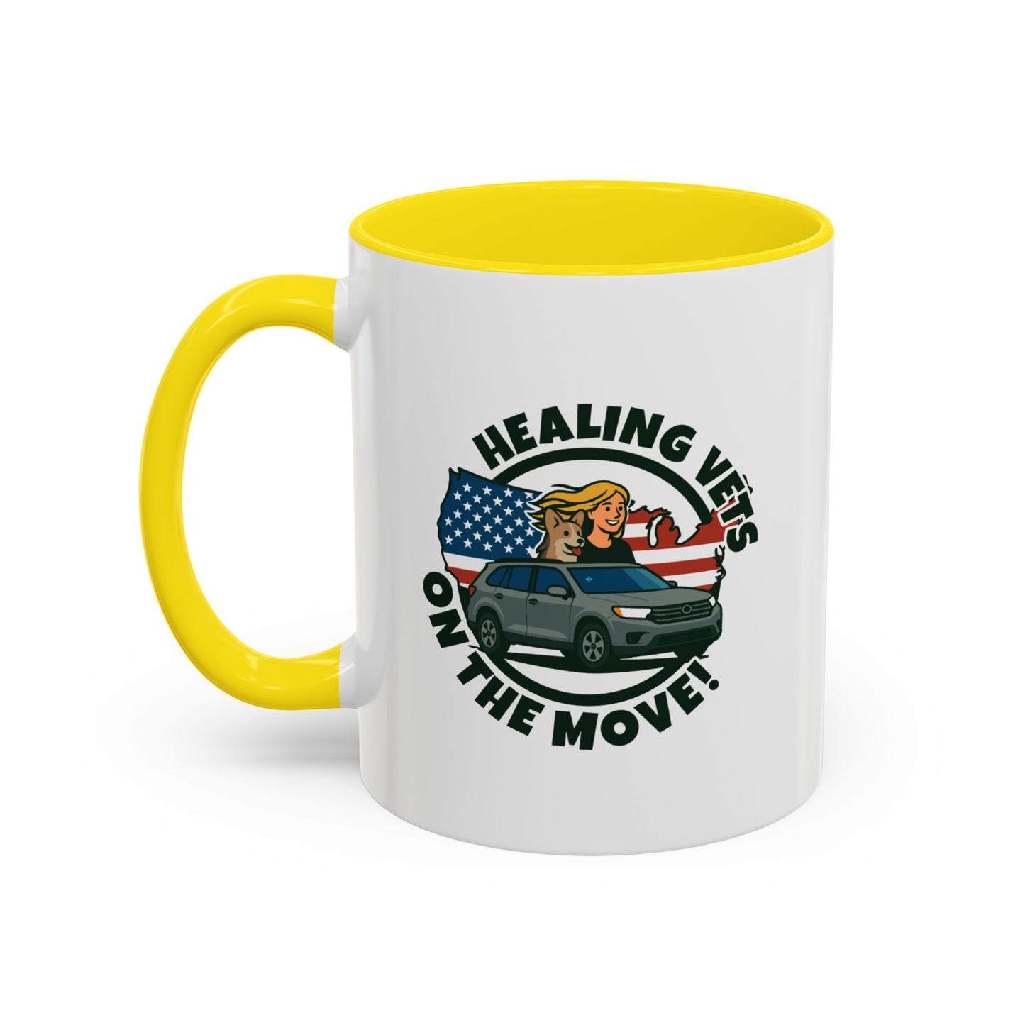 Healing Vets on the Move Accent Coffee Mug (11, 15oz)