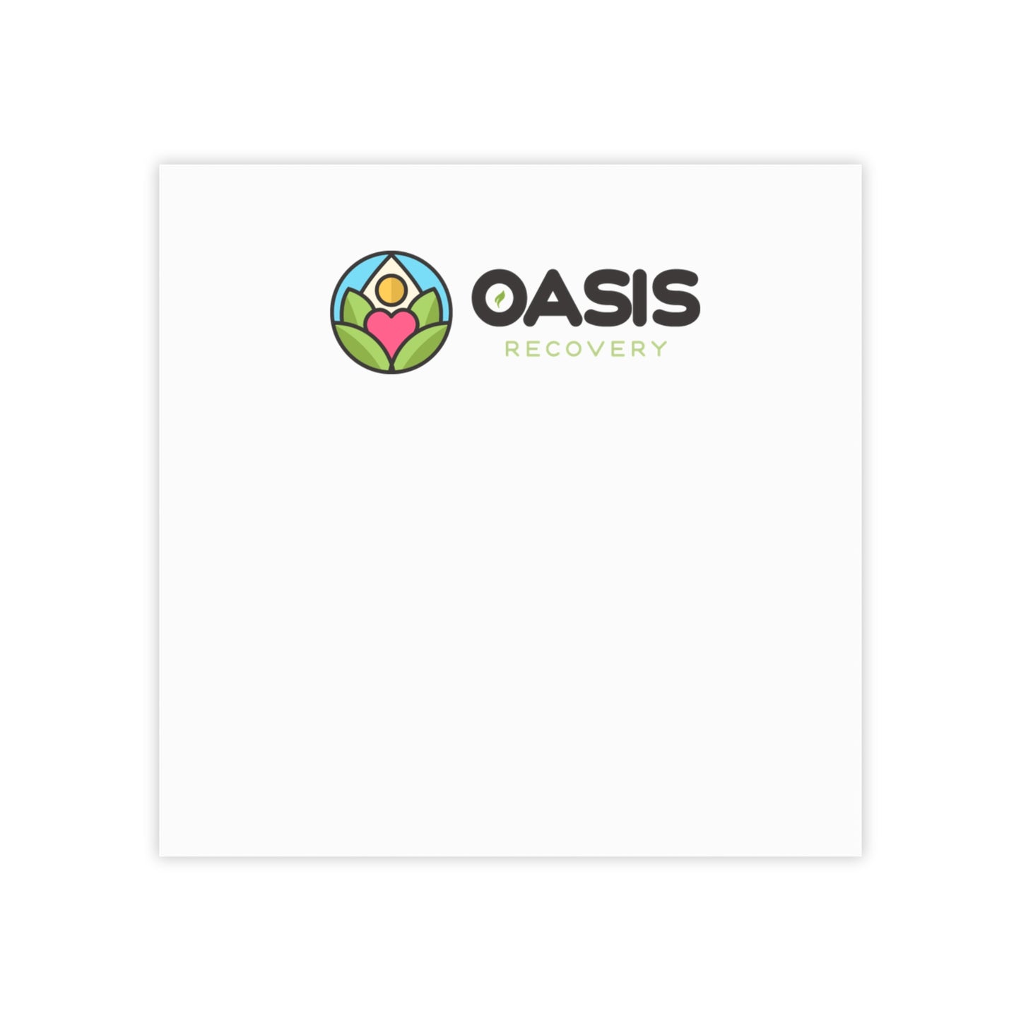 Oasis Recovery Center Post-it® Note Pads