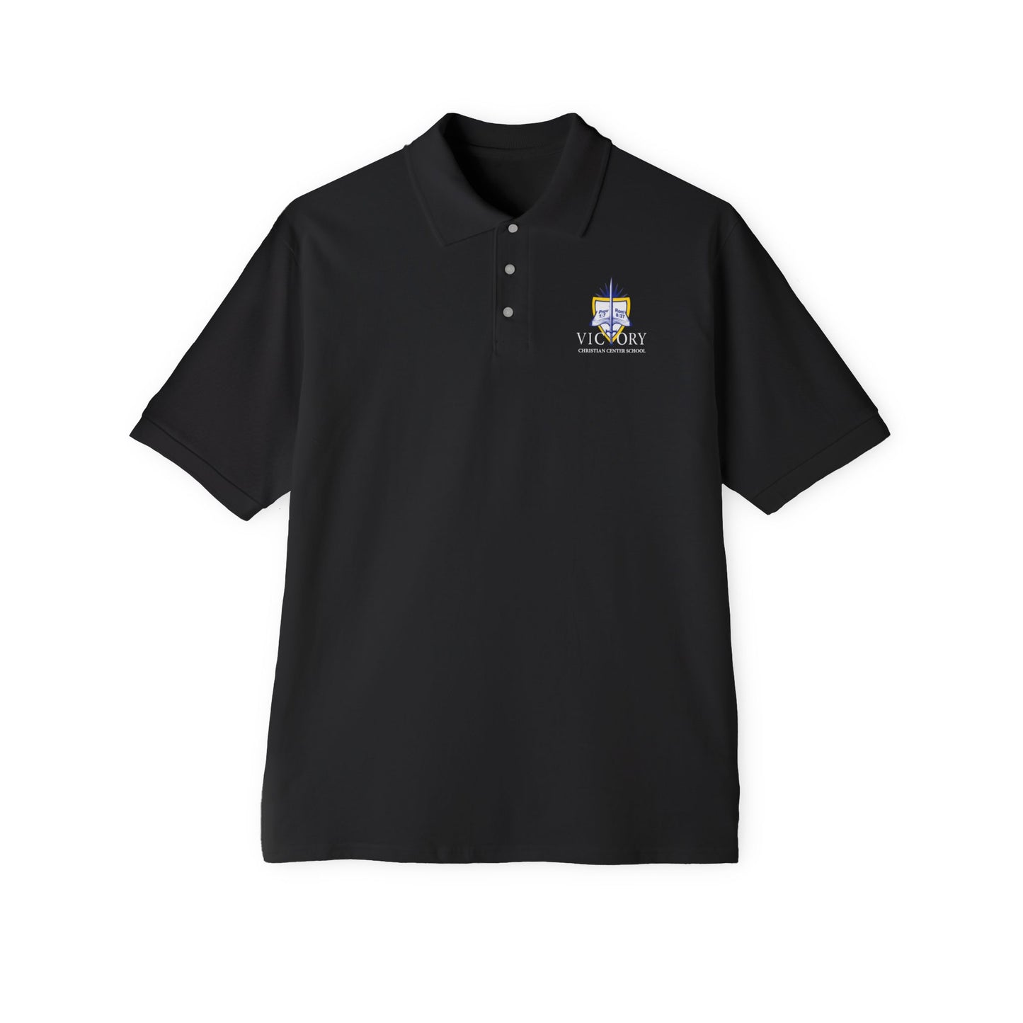 Victory Christian Center School Men's Piqué Polo
