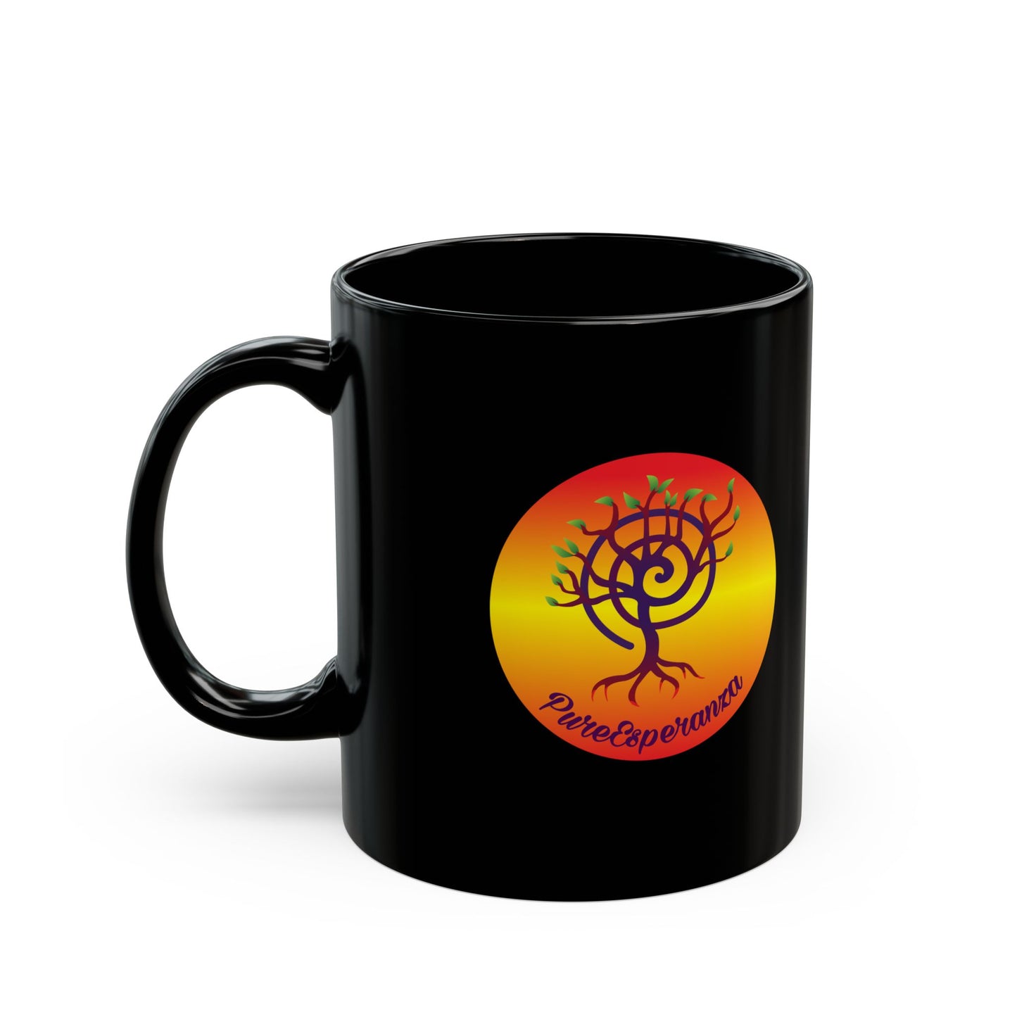 PureEsperanzaWorld Black Mug (11oz)