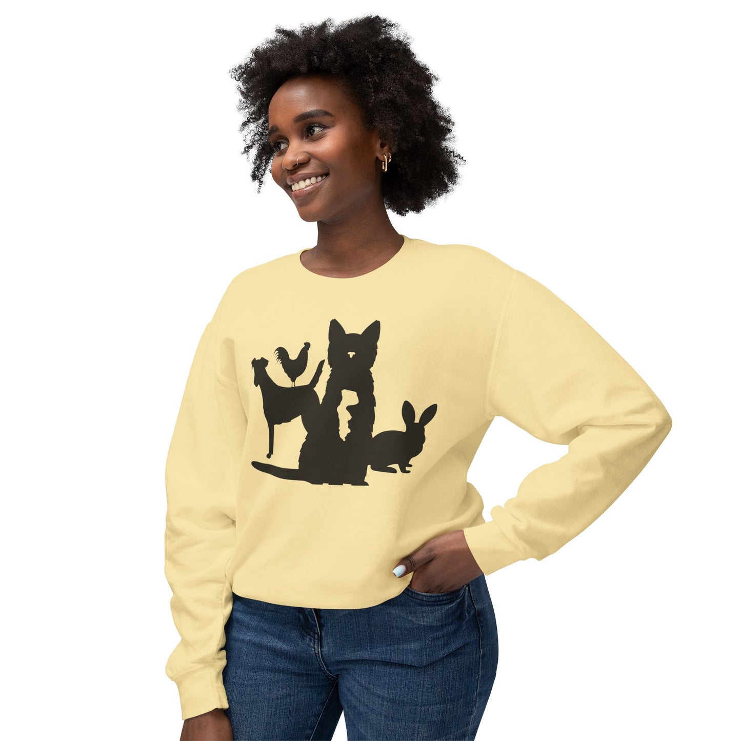 Lake Lowell Animal Rescue Unisex Lightweight Crewneck Sweatshirt