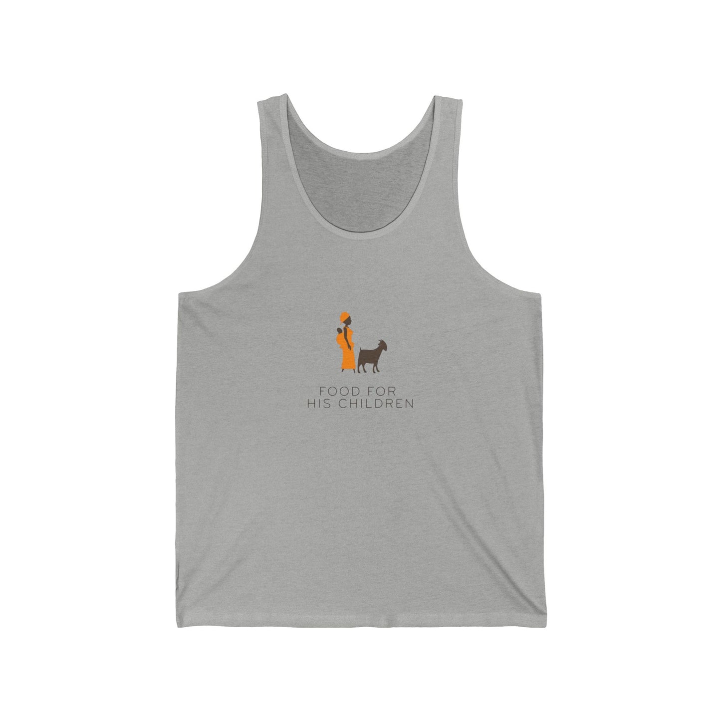 Food For His Children Unisex Jersey Tank