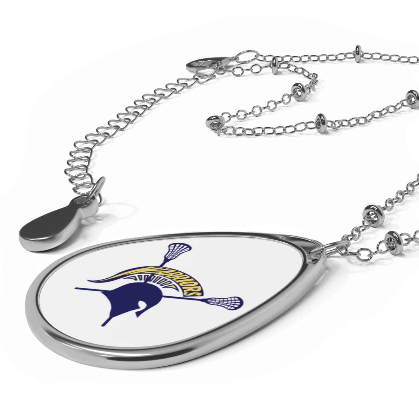 Steinbrenner Women's Lacrosse Oval Necklace