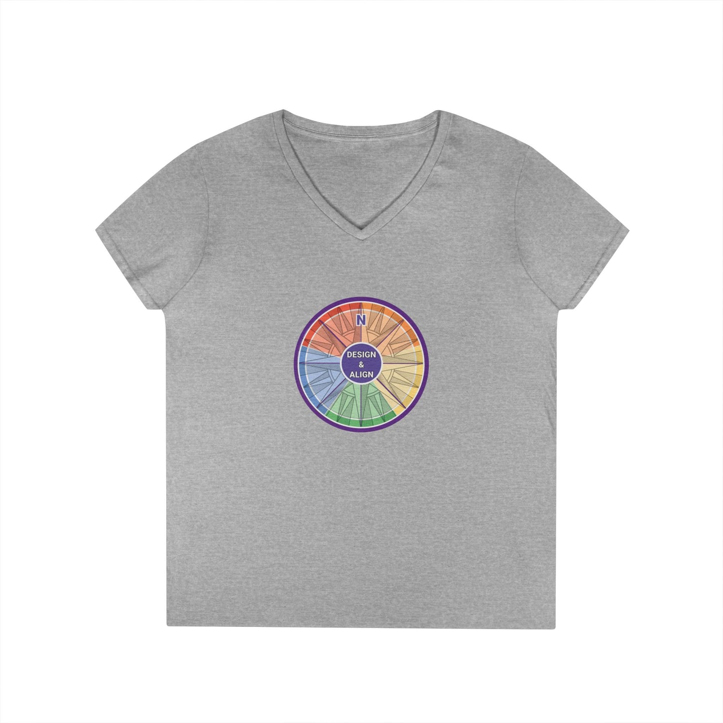 Design and Align Legacy Group Ladies' V-Neck T-Shirt