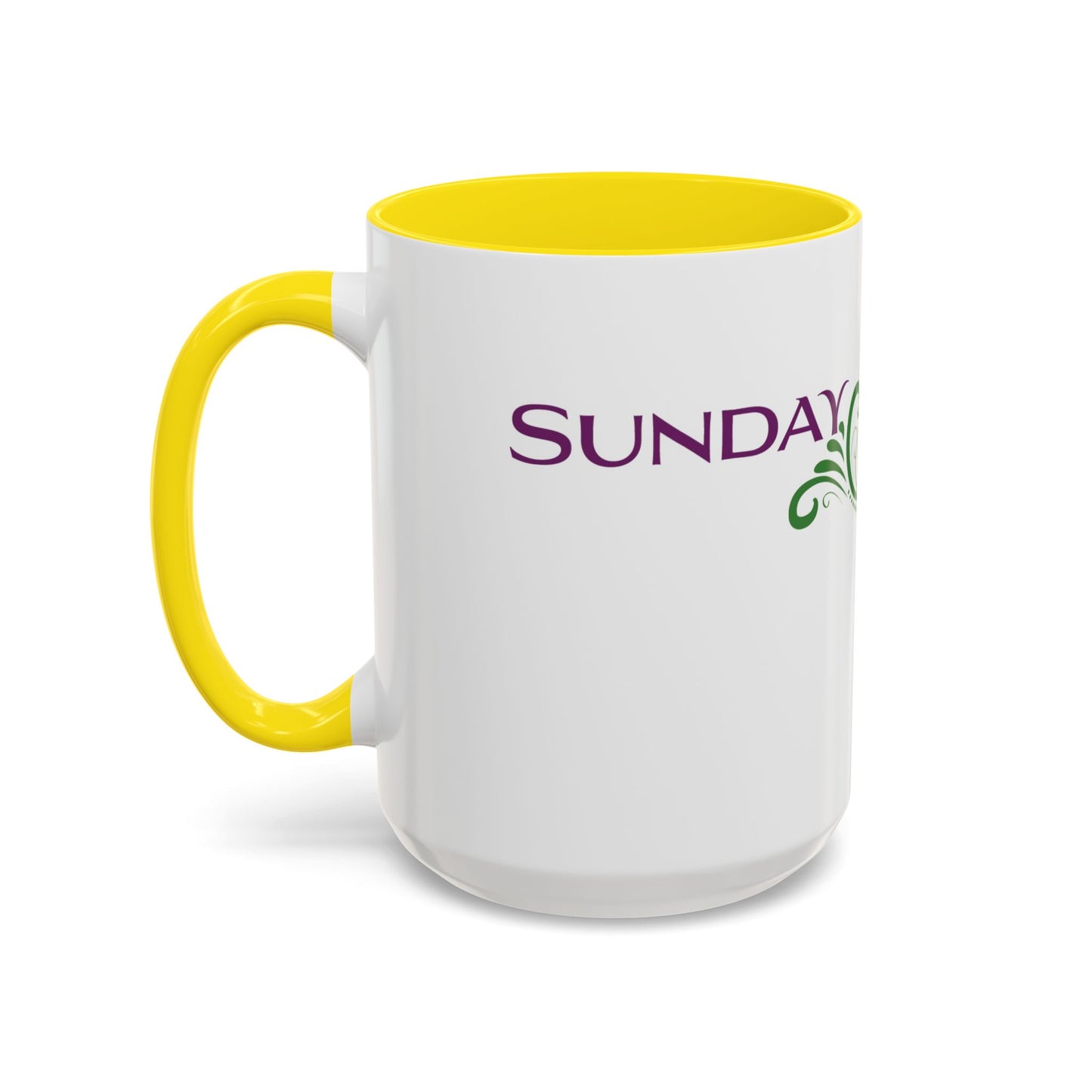 Sunday Baroque Accent Coffee Mug (11, 15oz)