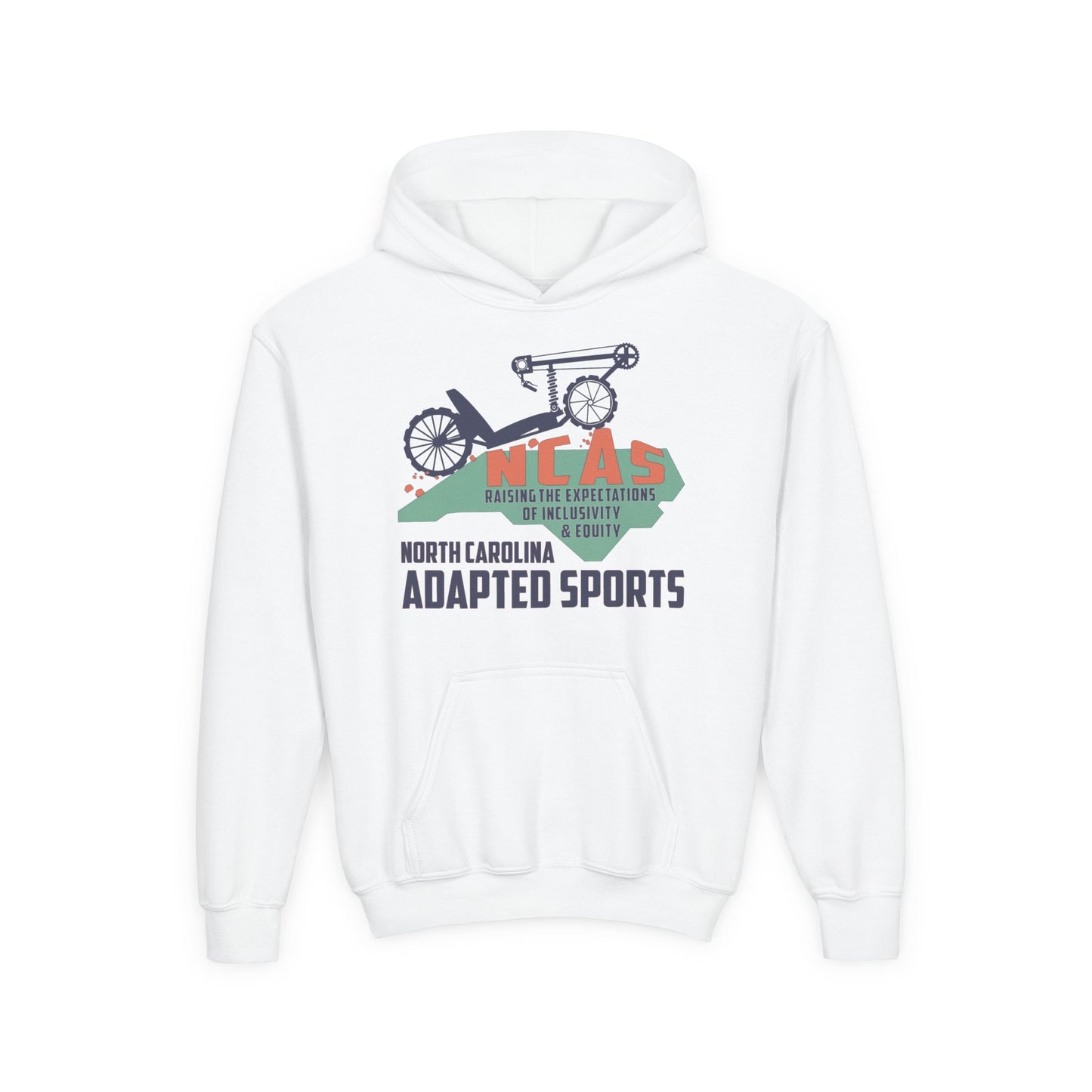 NC Adapted Sports Youth Heavy Blend Hooded Sweatshirt