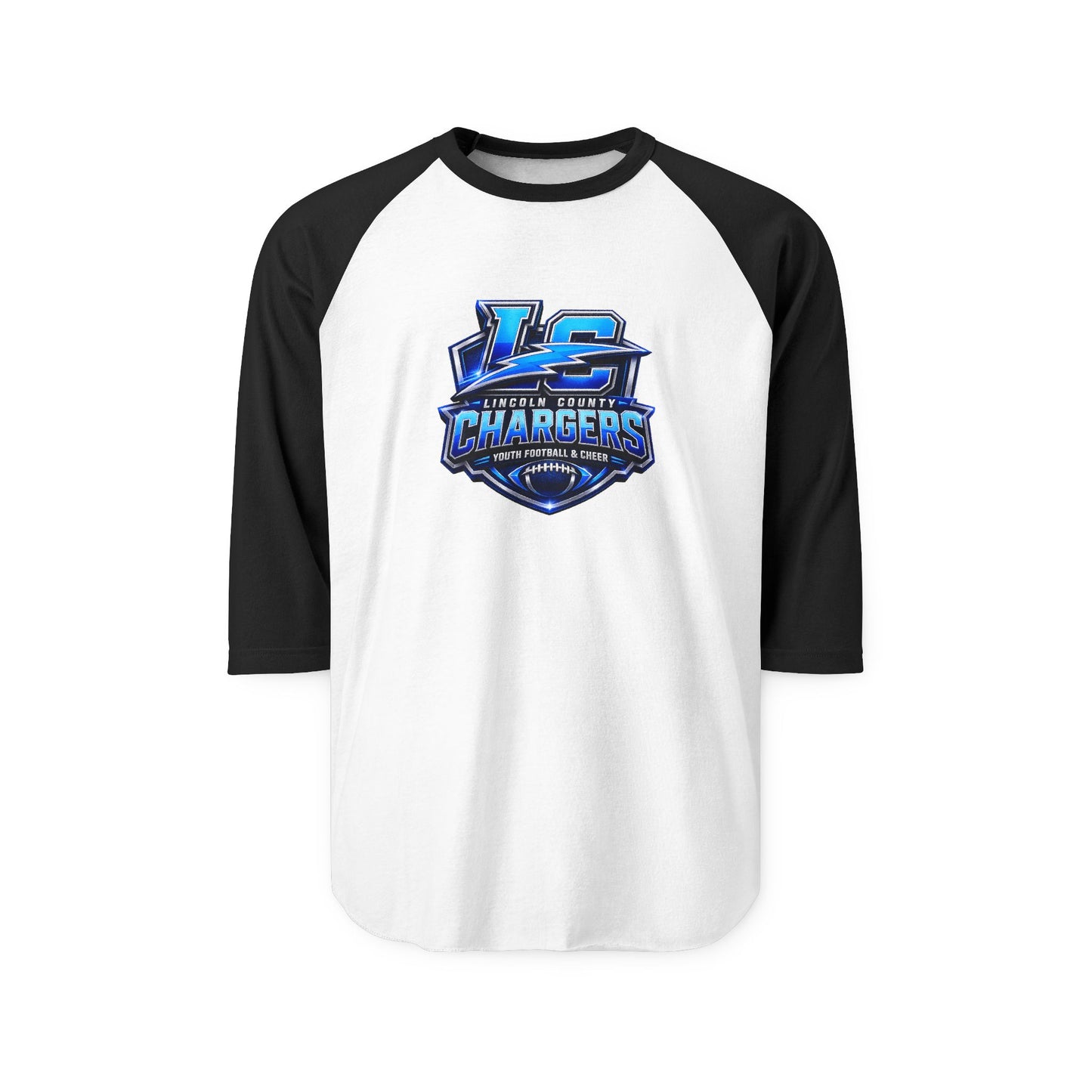 LC Chargers Unisex Three-Quarter Sleeve Raglan Shirt