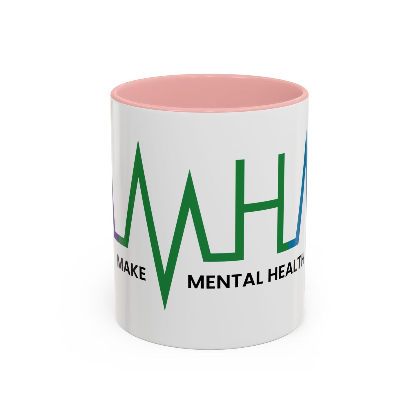 Make Mental Health Matter Accent Coffee Mug (11oz)