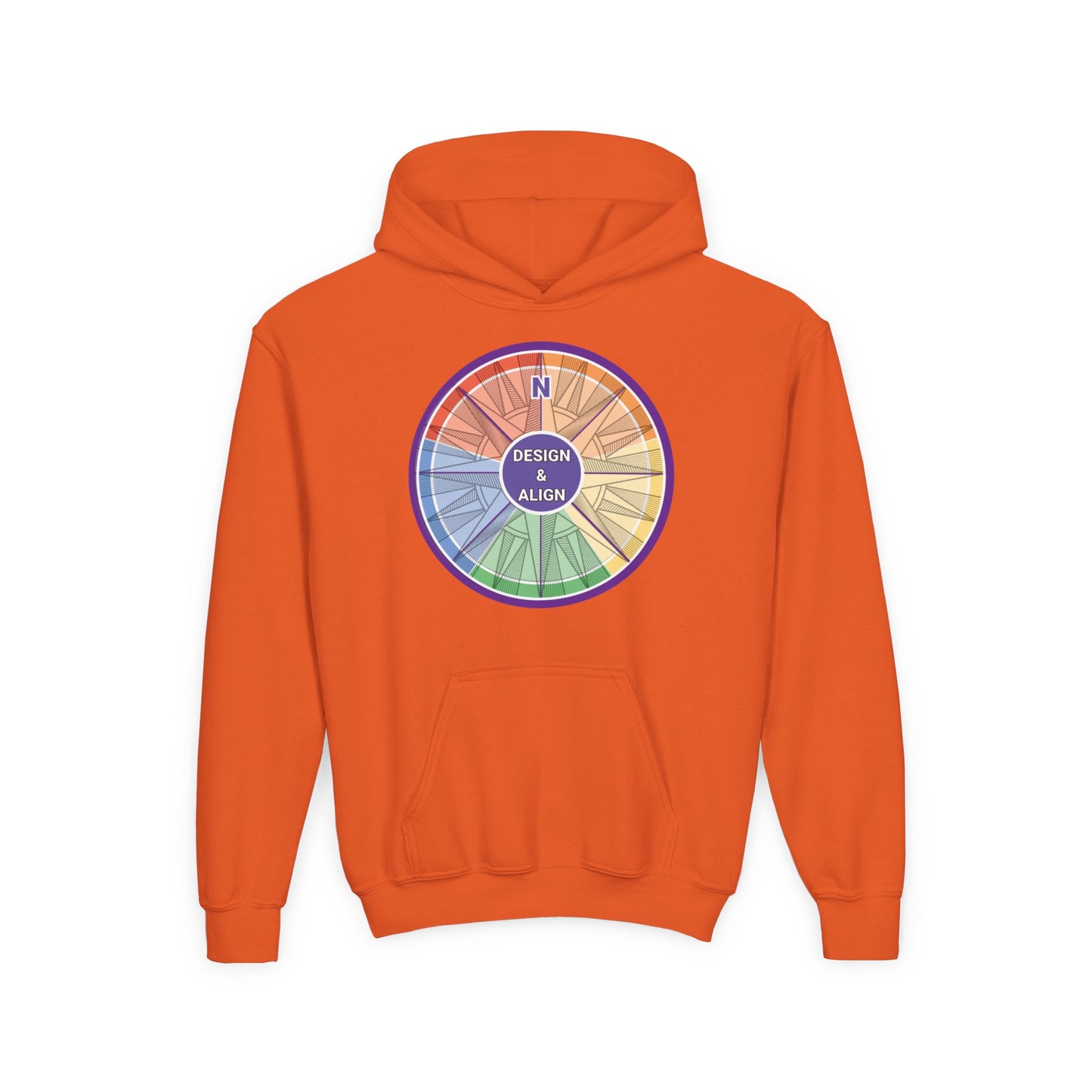 Design and Align Legacy Group Youth Heavy Blend Hooded Sweatshirt