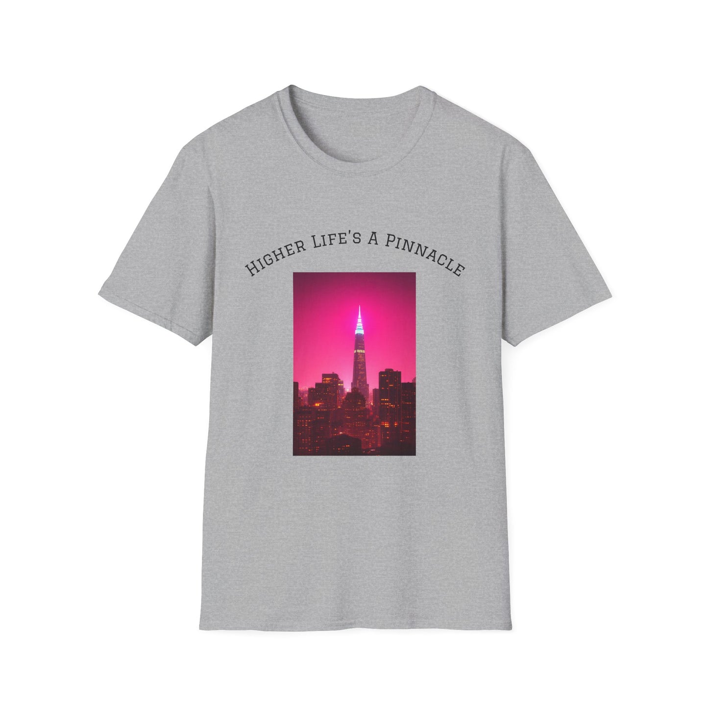 MAC-G - Higher Life's A Pinnacle Unisex Softstyle T-Shirt