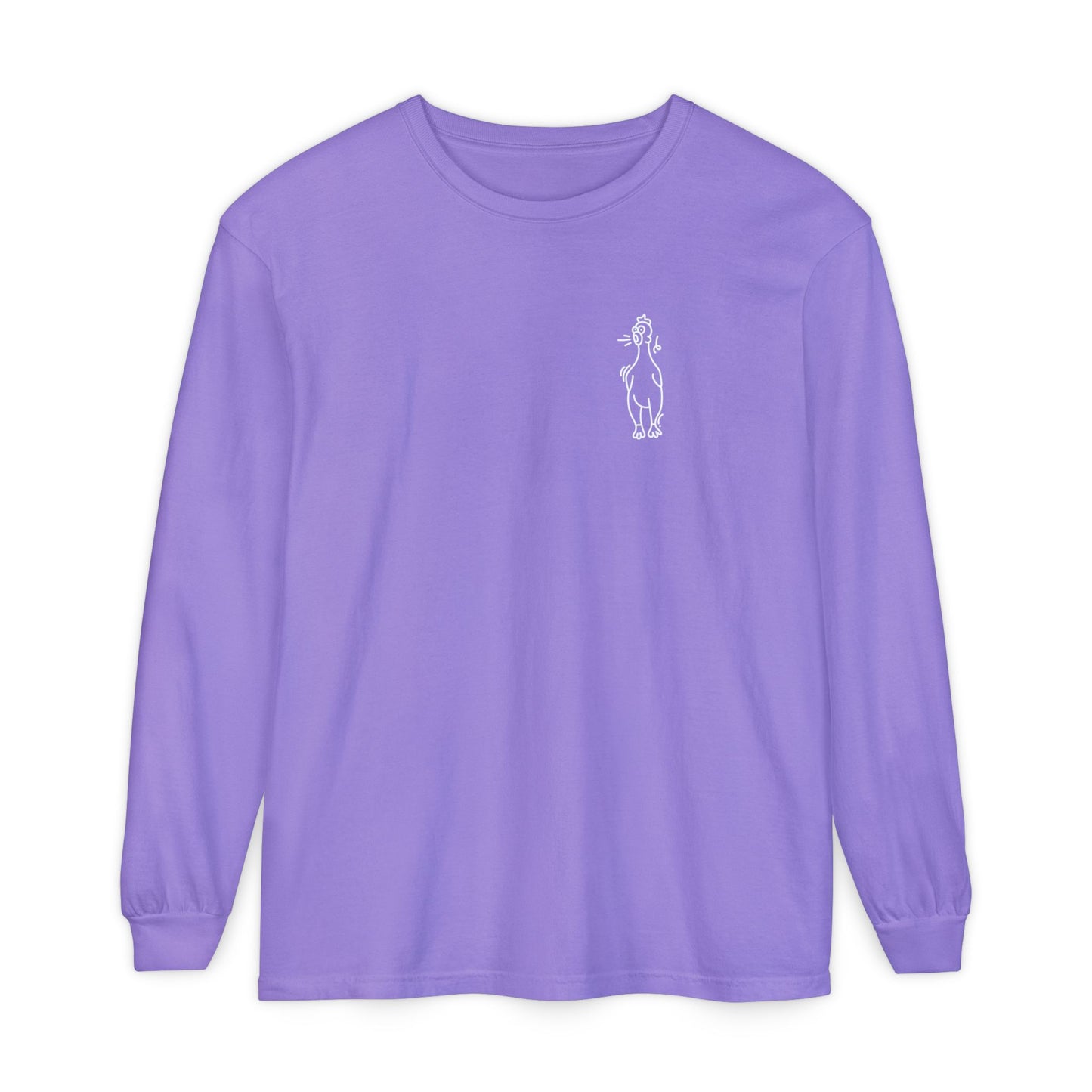 Westie Merch Unisex Garment-dyed Long Sleeve T-Shirt